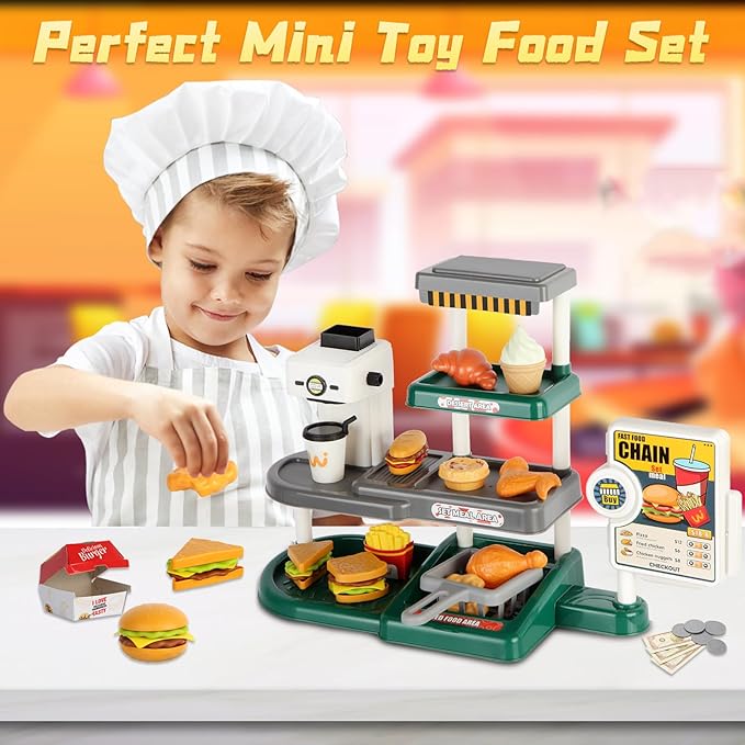 🍎 Food Set for Kids – 71pcs Pretend Play Kitchen Toy | Fun & Learning Gift 🎁