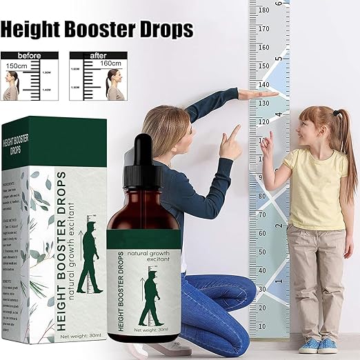 🌟 Height Booster Drops for Kids – 30ml | Boost Growth Naturally! 🧒✨