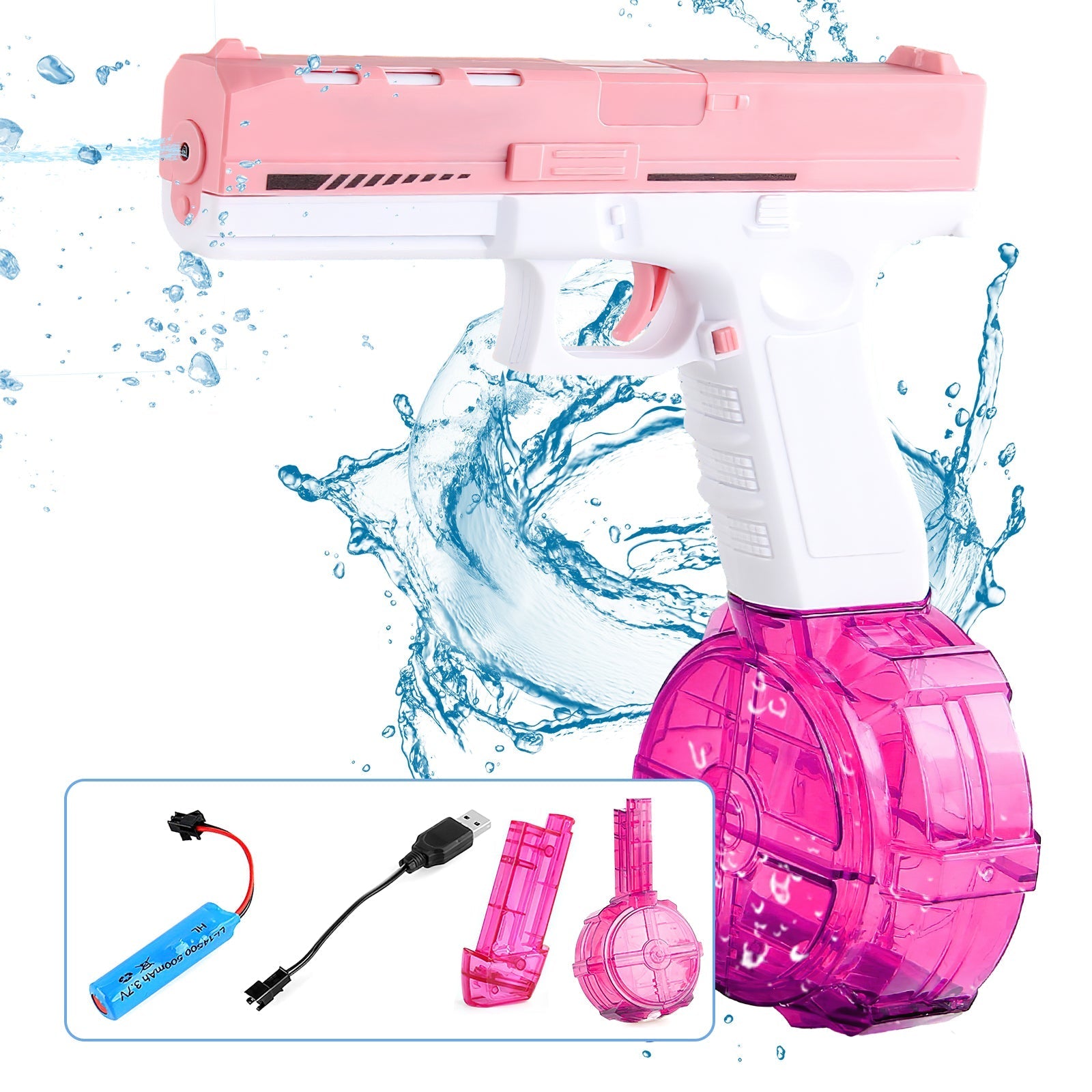 💦🌞Glock Electric Water Gun 🔋 | Rechargeable Automatic Water Blaster for Kids & Adults in UAE