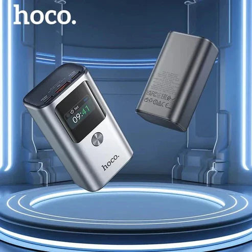 Hoco Q17A LED Power Bank 🔋 – 30W PD Fast Charging | 22.5W QC3.0 | Compact & Stylish Design ⚡
