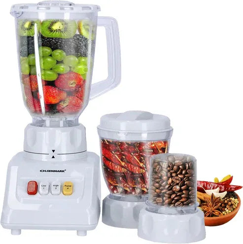 ⚡✨ Powerful 3-in-1 Blender | Juicer, Grinder & Mixer 🥤🔪 | 1.5L Compact Design 🏡